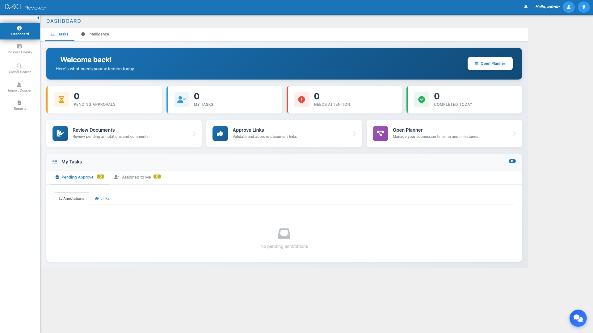 DnXT Reviewer Dashboard