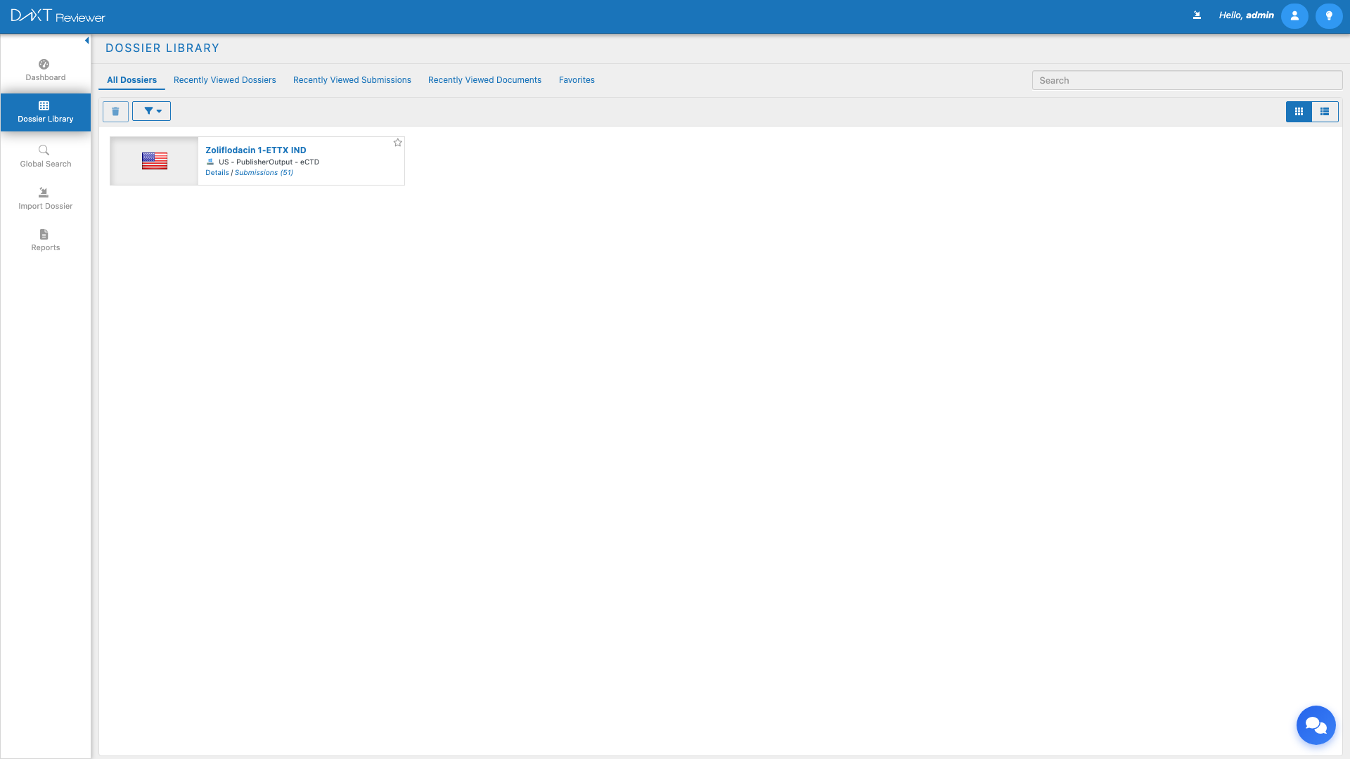 DnXT Reviewer Dossier Library